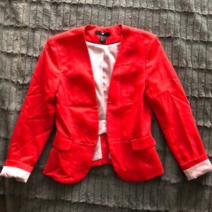 H&M Collarless Blazer